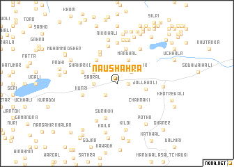 map of Naushāhra