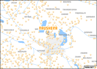 map of Naushera