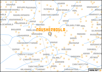 map of Nausher Bodla