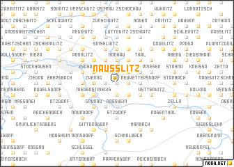 map of Naußlitz