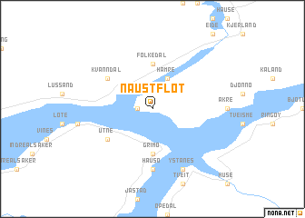 map of Naustflot