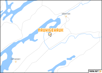 map of Nauwigewauk