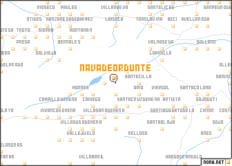 map of Nava de Ordunte