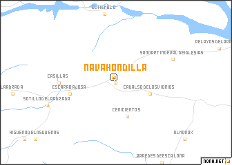map of Navahondilla