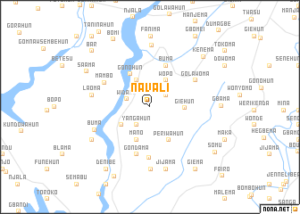 map of Navali