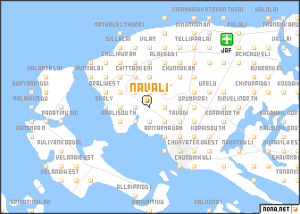 map of Navali