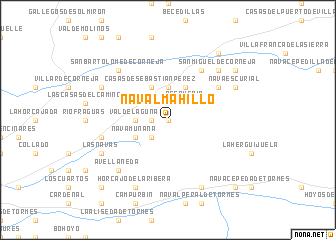 map of Navalmahillo