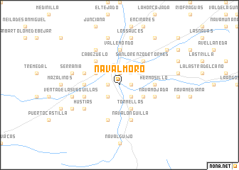 map of Navalmoro