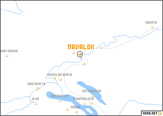 map of Navalok