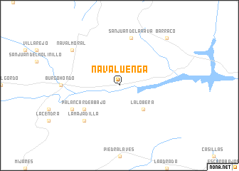 map of Navaluenga