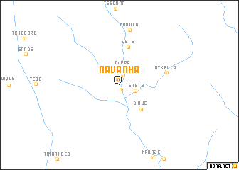 map of Navanha