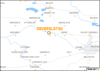 map of Navapolatsk