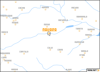 map of Navara