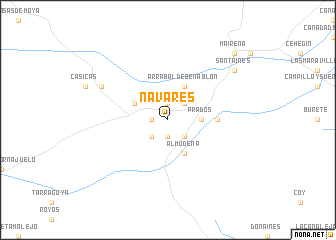 map of Navares