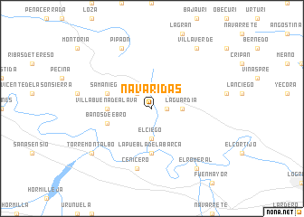 map of Navaridas