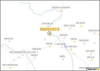 map of Navarons