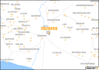 map of Navarra