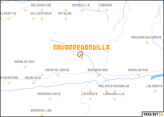 map of Navarredondilla