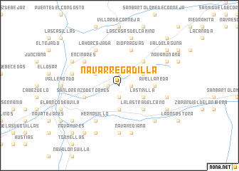 map of Navarregadilla