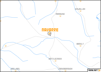 map of Navarre