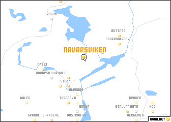 map of Navarsviken