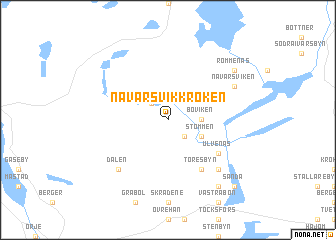 map of Navarsvikkroken