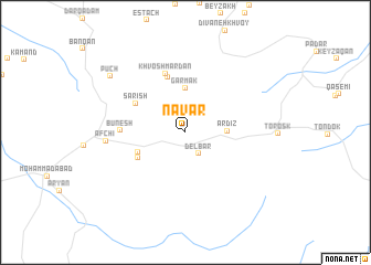 map of Navār