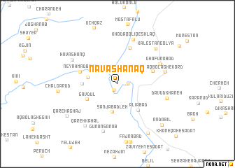 map of Navāshānaq