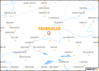 map of Navasiolka