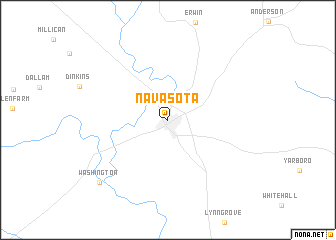 map of Navasota