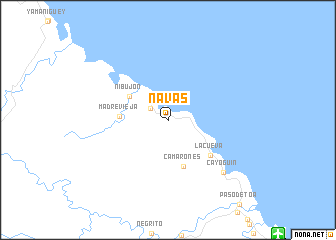 map of Navas