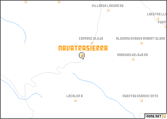 map of Navatrasierra