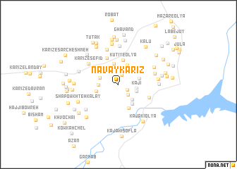 map of Navay Kārīz