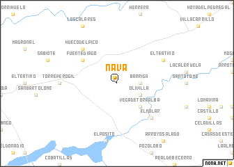 map of Nava