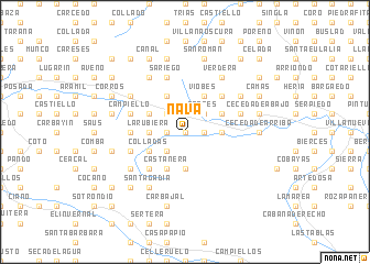 map of Nava