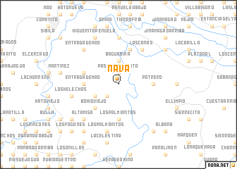 map of Nava