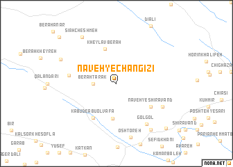 map of Nāveh-ye Changīzī