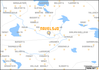 map of Nävelsjö