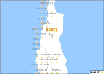 map of Navel