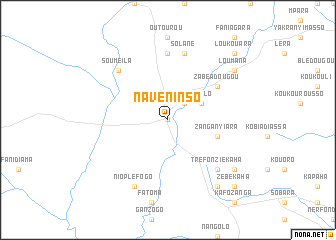 map of Navéninso