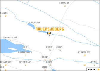 map of Näversjöberg