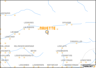 map of Navette