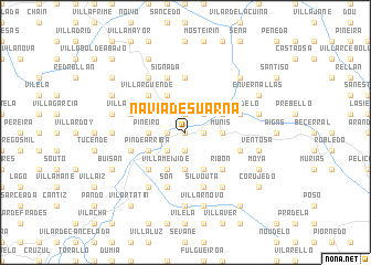 map of Navia de Suarna