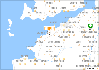 map of Navia