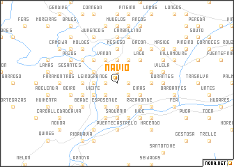 map of Navío