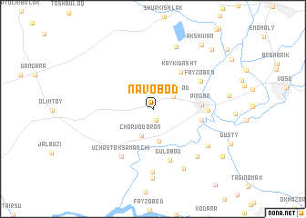 map of Navobod