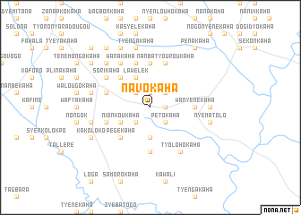 map of Navokaha