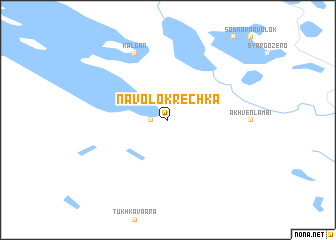 map of Navolok Rechka