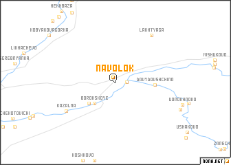 map of Navolok