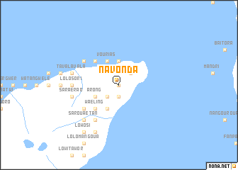map of Navonda